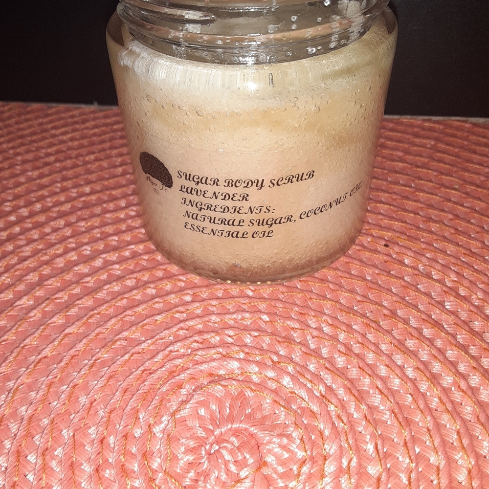 Lemon eucalyptus body scrub